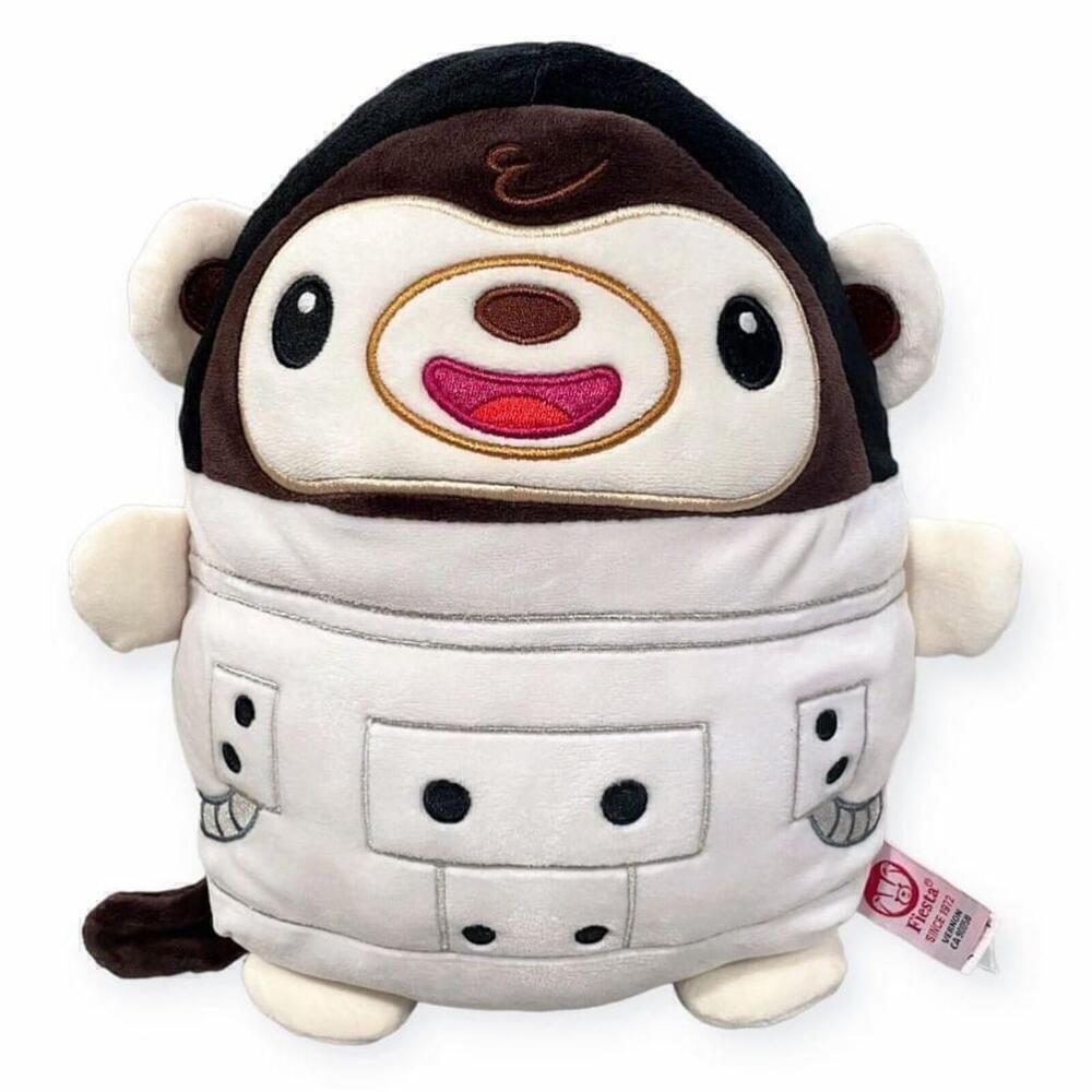 Huggy Huggables Space Monkey Plush Fiesta Stuffed Animal Toy Astronaut Soft 12”